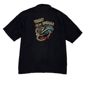 Tommy Bahama Ride the Tip 100% Silk Embroidered Shirt Mens XXL 2X 2XL